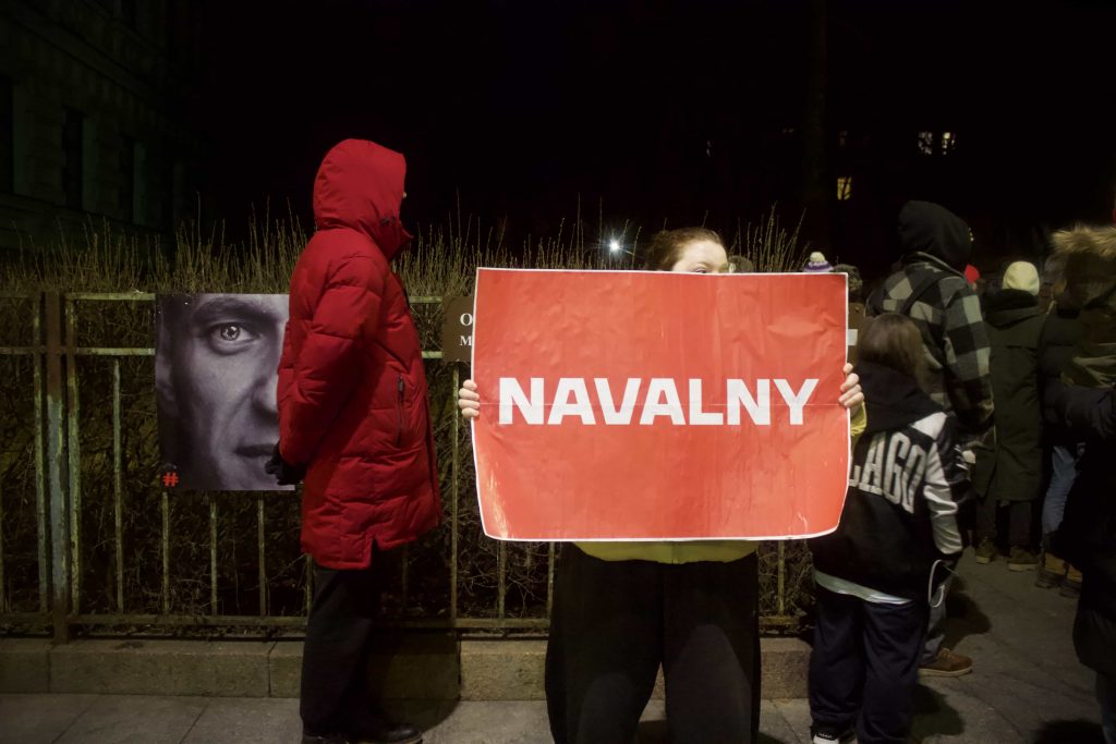 Alexei Navalny Commemoration Rally in Vilnius — NewsRoomIn