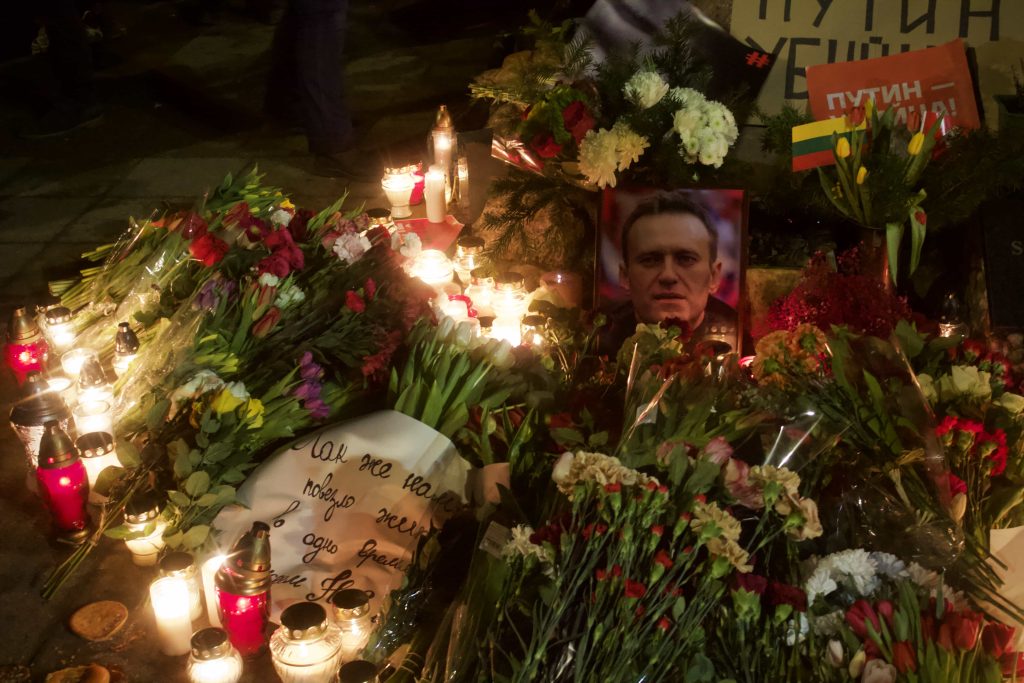 Alexei Navalny Commemoration Rally in Vilnius — NewsRoomIn