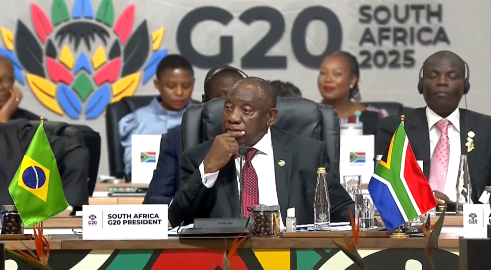G20 samitas Johanesburge: pirmą kartą be oficialių JAV atstovų dalyvavimo