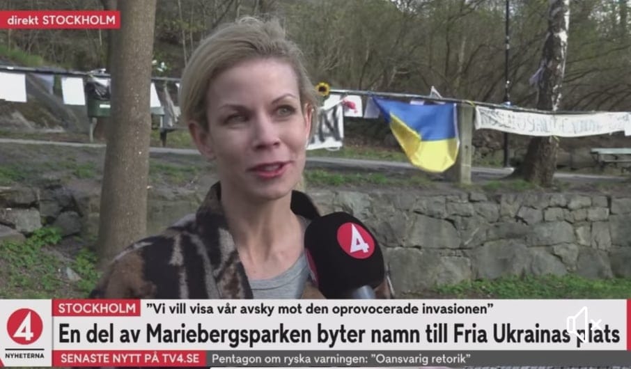 В Стокгольме парк перед посольством России переименовали в честь Украины — NewsRoomIn