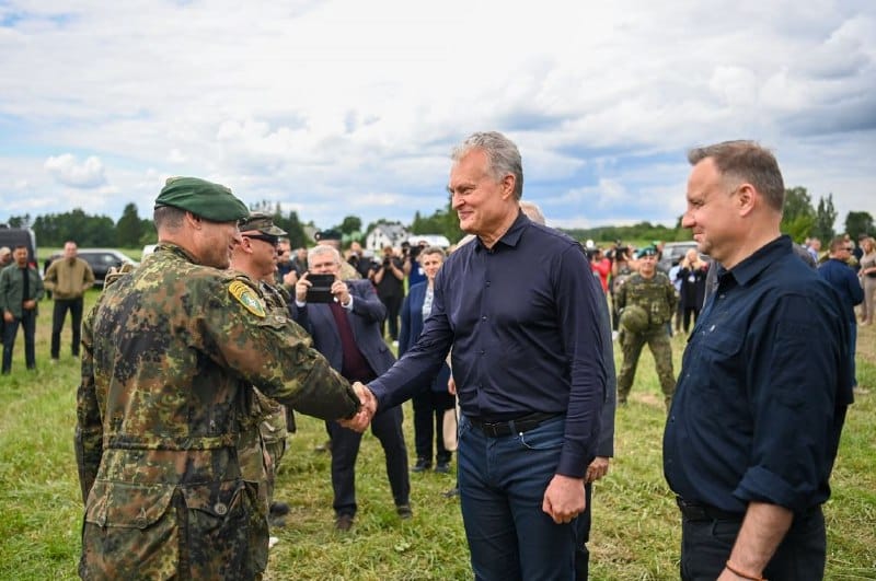 Президенты Польши и Литвы посетили Сувалкский коридор: Здесь безопасно — NewsRoomIn