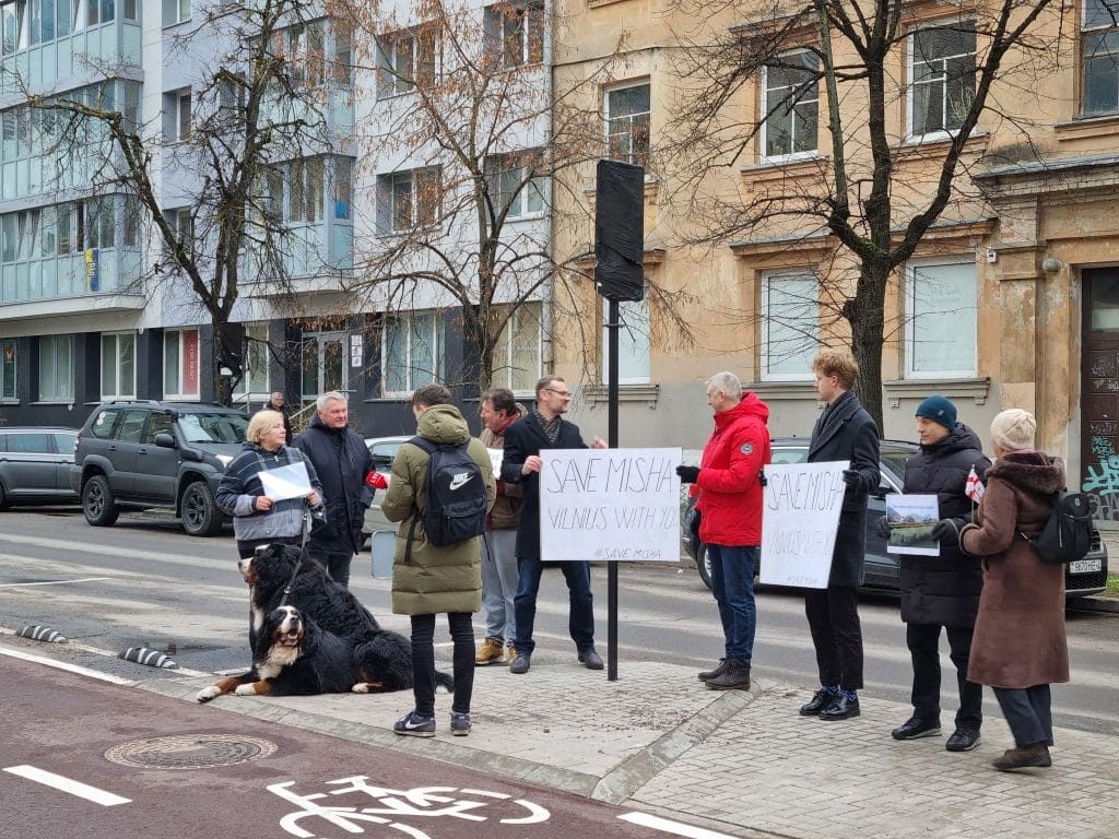 В Вильнюсе прошел митинг #SaveMisha (Фото) — NewsRoomIn