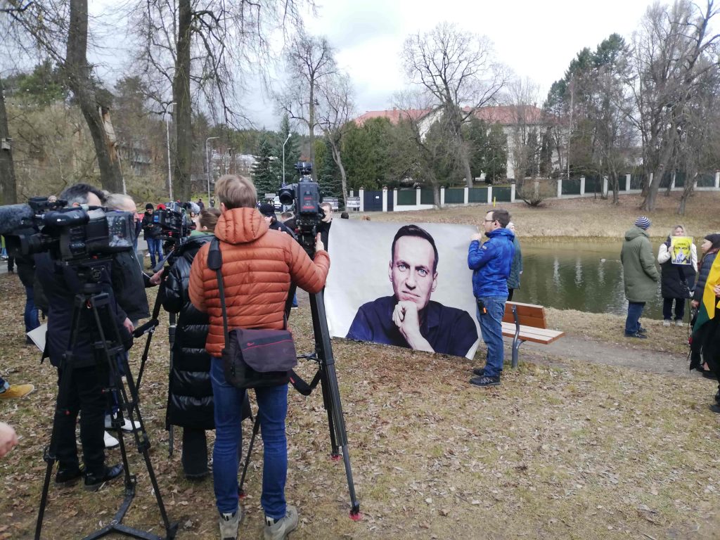 В Вильнюсе прошла акция “Полдень против Путина”