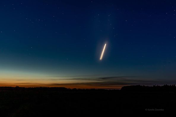 «НЛО» оказалось ракетой Falcon 9 — NewsRoomIn