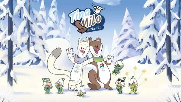 Stoat mascots for 2026 Winter Olympics