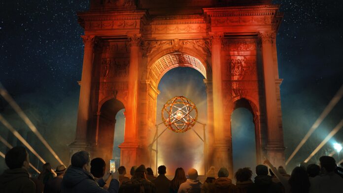 Sophisticated 2026 Winter Olympics torch design