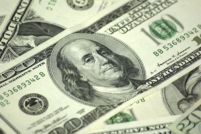 100 dolerių banknotai ir JAV valstybės skola